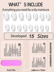 NAIO 30片杏仁形粉綠白蕾絲法式穿戴甲，壓克力假指甲附3D蝴蝶結裝飾，含果凍膠與指甲锉，易貼合，適合女性與女孩，日常、派對與度假美甲用品 - 彩色 - 查看 4