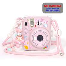 Instant Mini 12 Clear Case For Fujifilm Instax Mini 12 Instant Film Camera, UV Color Printing Camera Protective Case With Adjustable Strap And Cute Bracelet (No Camera) - View 8
