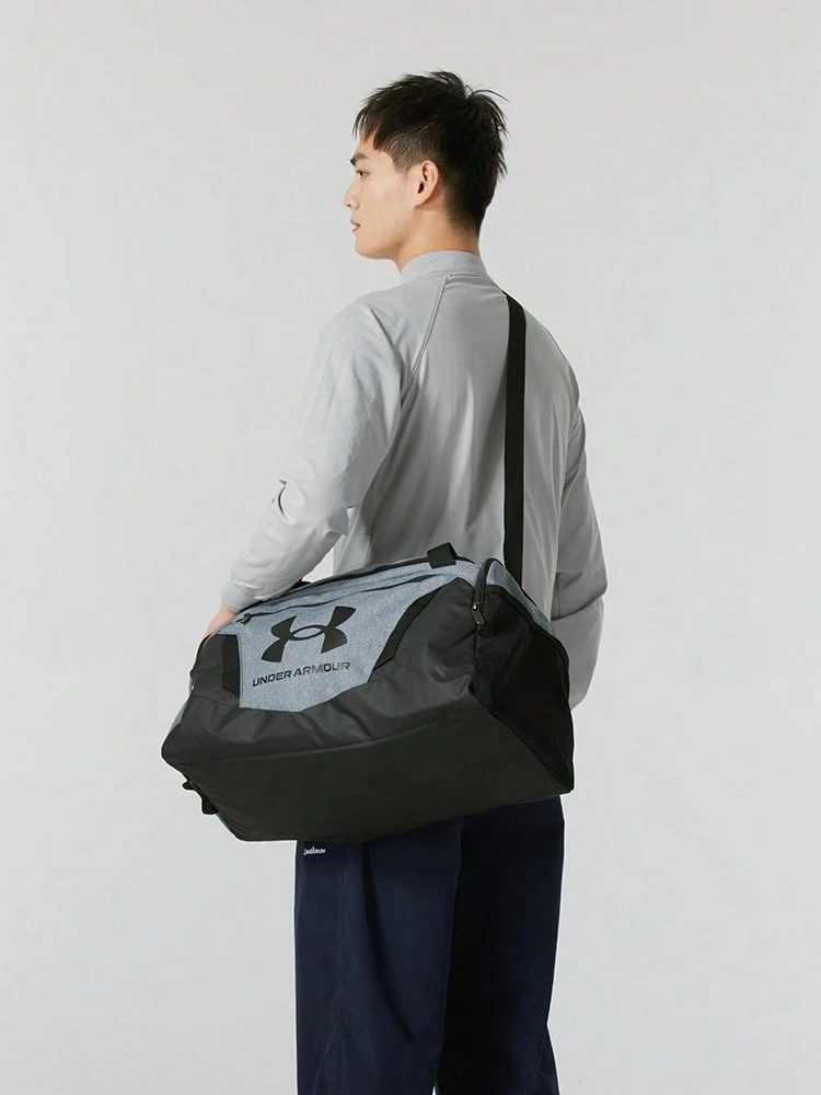 Under Armour Undeniable 5.0 旅行包,大容量男女通用健身训练运动包,1369222-012 - 灰色/黑色 - 查看 1