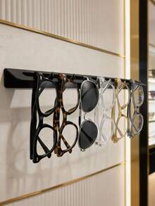 Fashionable Eyewear Storage Rack, Wall-Mounted Eyewear Holder Hook, Entryway Eyewear Display Rack, Fashionable Eyewear Rack That Can Hold Multiple Pairs Of Glasses, Suitable For Wall, Home Decor - Multicolor - View 4
