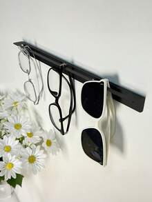 Fashionable Eyewear Storage Rack, Wall-Mounted Eyewear Holder Hook, Entryway Eyewear Display Rack, Fashionable Eyewear Rack That Can Hold Multiple Pairs Of Glasses, Suitable For Wall, Home Decor - Multicolor - View 8