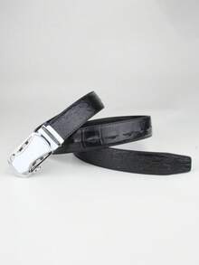 1pc New Model Business Premium PU Leather Belt, Suitable For Holiday Gifts, Essential For Work Commute Outfit - Multicolor - View 5