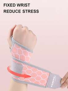 1pc Adjustable Sports Fitness Badminton Yoga Elastic Lightweight Wristband - Multicolor - View 4