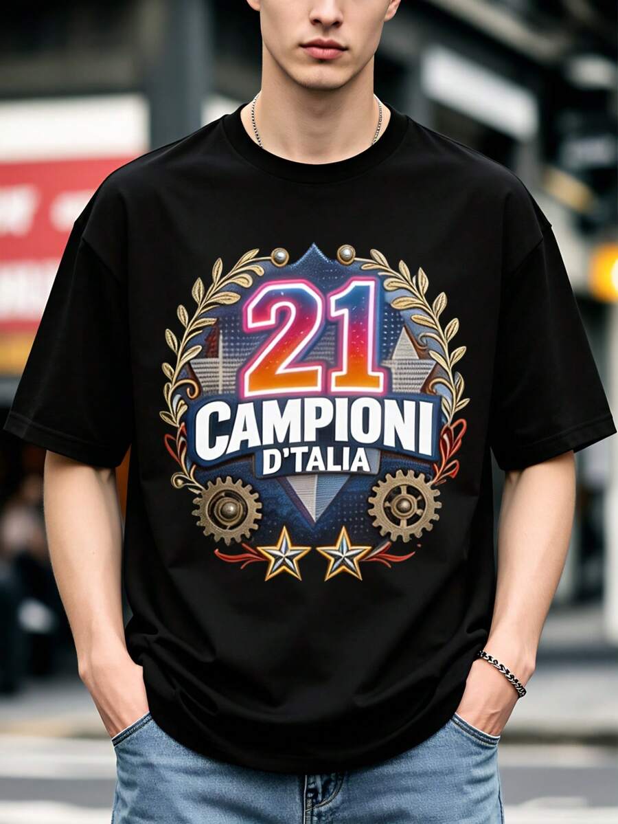Men T-Shirts - Black - View 1