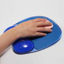 Apoio de Pulso Transparente de Silicone, Mouse Pad Resistente à Água e Sujeira, Apoio de Pulso Ergonômico para Prevenir Tendinite - Visão 10