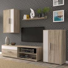 Miroytengo Television Stands & Entertainment Centers - Light Wood - View 2