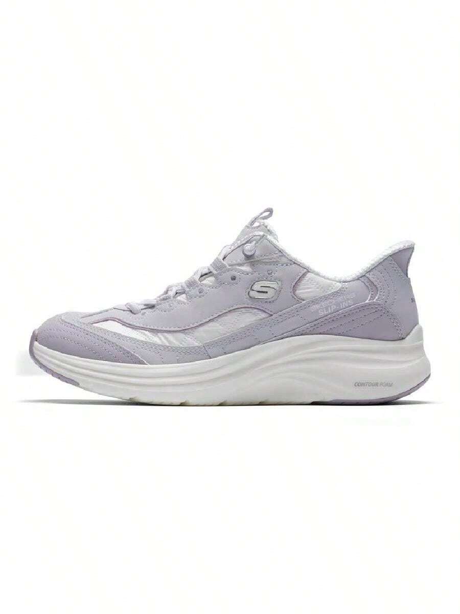 Skechers 女款休閒鞋 CONTOUR FOAM 一腳蹬運動休閒鞋 低筒日常運動鞋 輕量舒適旅行鞋 150412-LAV - 150412-LOW - 查看 1
