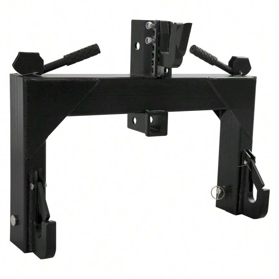 Techigher 3 Point Quick Hitch For Category 1 & 2 Tractors, 70cm Lower Arm Width, 5-Level Adjustable Height Adapter For Efficient Farm Implement Attachment, 1360kg Lifting Capacity - Multicolor - View 1