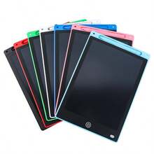 4 buah Papan Gambar LCD, Tablet Menulis Elektronik, Papan Coretan Magnetik yang Dapat Dihapus, Warna Acak - MultiWarna - View 1