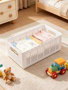 1件可折疊收納箱，適用於嬰兒用品、新生兒房必需品、衣櫥收納 - 彩色 - 查看 7