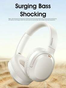 Philips TAH2120 Wireless Over-Ear Headphones, Bluetooth Headset with 40mm Drivers, Clear Calls, Volume Control, Comfortable Closed-Back Design for Music,Travel, Work, Study, Online Classes & Home Use - 查看 2