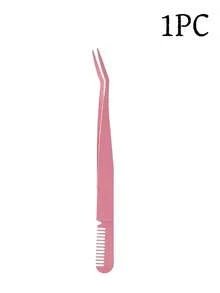 1 Set Rizador de pestañas profesional de acero inoxidable 10/5/1, tamaño personalizable, reutilizable, con diseño puntiagudo y curvo, fácil de usar, adecuado para principiantes - Multicolor - Ver 17