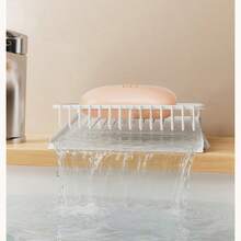 Soap Holder, Bathroom Shower Soap Dish With Drainage And Water Tray, Block Soap Rack, Kitchen Sink And Countertop Soap Saver - Multicolor - View 10