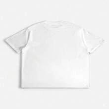 G Studio Women's Oversized T-Shirt Kawaii Pig Glasses With Popcorn Slogan "Eat Well Travel Often" Colorful Print Short Sleeve Casual - T01-白色 - 查看 3