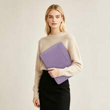 TECOOL Laptop Sleeve Case With Handle,Computer Bag For 12.3-16 Inch HP Notebook Chromebook Shockproof Waterproof Protective Laptop Case,Purple - Purple - View 6