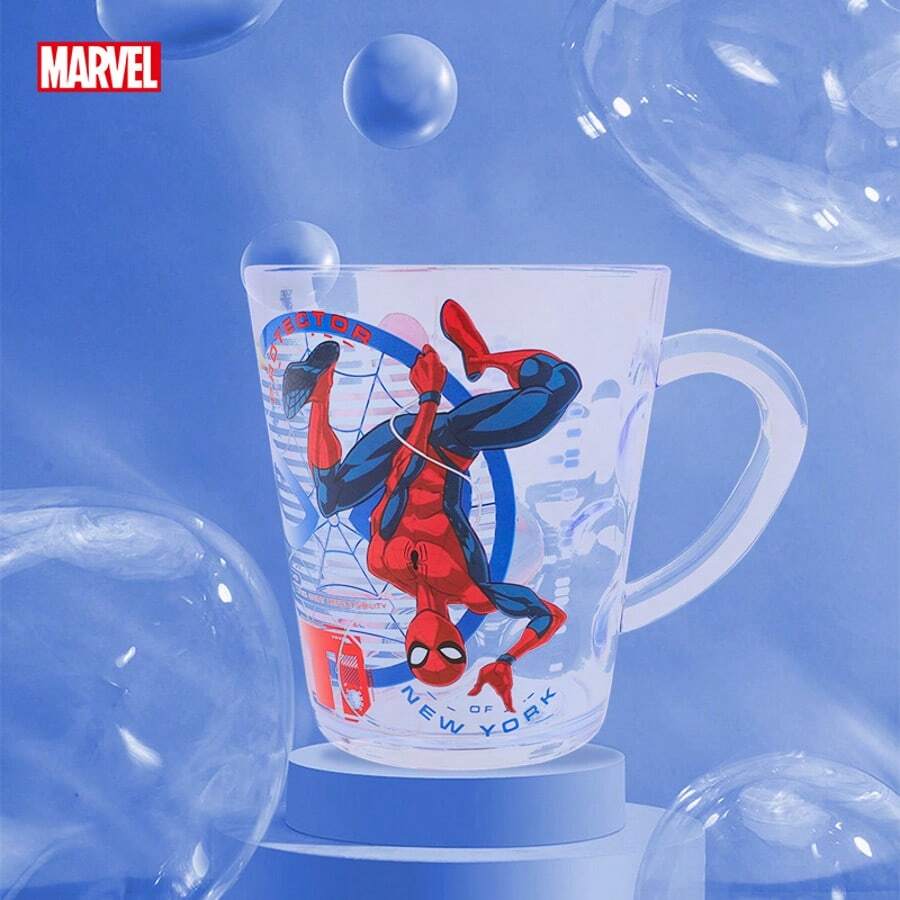 Marvel兒童水杯家用飲水杯 男孩蜘蛛人嬰兒牙刷杯 美國隊長漱口杯 - 彩色 - 查看 1