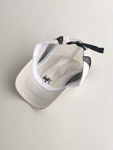 Women's Soft Top Letter Embroidered Black Baseball Cap, New Quick-Dry All-Season Versatile Hat, Fine Checkered Baseball Cap, Colorblock Quick-Dry Sports Hiking Cap, Skater Hippie Chicks Style - Abee Mesh Quick-drying - View 7