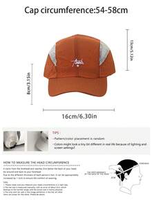 Women's Soft Top Letter Embroidered Black Baseball Cap, New Quick-Dry All-Season Versatile Hat, Fine Checkered Baseball Cap, Colorblock Quick-Dry Sports Hiking Cap, Skater Hippie Chicks Style - Abee Mesh Quick-drying - View 3