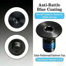 Tornillos compatibles para billetera Ridge, 14 piezas anti-aflojamiento, adecuados para reemplazo de tornillos de billetera Ridge y destornillador Torx T5, compatibles con RidgeWallet & billetera de metal minimalista RFIDW - A - Ver 4