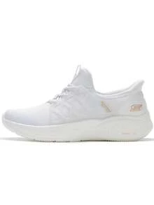 Skechers 女款休閒鞋 BOB'S SPORT 系列 繫帶休閒運動鞋 舒適輕便走路鞋 建議訂購小一號 117507-WHT - 117507-WHT - 查看 1
