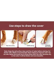 12pcs Dog Nail Polish Pens Quick Dry 12 Colors Pet Nail Polish For Dogs Or Cats Easy Application Dog Nail Polish Fast Dry Dog Polish - Great Dog Accessories Puppy Nail Polish Set - Multicolor - View 10