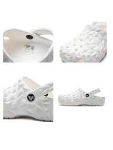 Crocs 男女款榴槤造型洞洞鞋 運動休閒涼鞋 沙灘鞋 室內外舒適穿搭款 209563-100 - 209563-100 - 查看 6