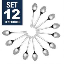 Set Of 12 Stainless Steel Coffee Spoons, Restaurant Spoon Set - View 3