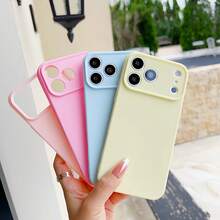 4 buah Casing Ponsel Silikon Lembut Tahan Guncangan Motif Dopamin Lucu Warna Solid, Gaya Minimalis Ins Fresh, Pelindung Smartphone Apple, Kompatibel dengan iPhone 17 Pro Max 16/16 Pro/16 Plus/16 Pro Max/15/15 Plus/15 Pro/15 Pro Max/13/13 Pro/13 Pro Max/12/12 Pro Max/14/14 Plus/14 Pro/14 Pro Max/12/12 Pro Max/11/11 Pro Max, Sempurna untuk Penggunaan Sehari-hari - MultiWarna - View 33