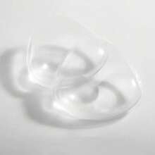 1 miếng ngực giả silicone trong suốt, phù hợp sử dụng sau phẫu thuật, chịu nhiệt, phù hợp cho môi trường suối nước nóng và hồ bơi - Trong sáng - Xem 3