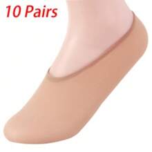 10 Pairs Womens Ladies Invisible Trainer Socks No Show Footies Shoe Liner - UK-a056001 - View 1