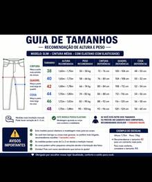 Kit 2 Men's Laicra Basic Casual Jeans With Dark + Medium Elastane - kit2//2-peça - 查看 4