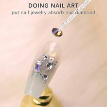 100pcs Clear Plastic Cuticle Sticks, Double-End Disposable Nail Art Tools, Multi-Purpose Manicure Pusher For Cuticle Removing, Rhinestone Picking & Glue Clean, Salon & Home DIY Nail Supplies - A - View 3