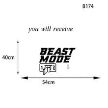 野獸模式槓鈴牆貼 健身房健身房 CrossFit 運動訓練 勵志激勵牆貼 家居牆面裝飾 - 健身房 - 查看 7