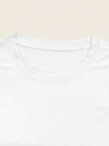 Men's T-Shirt: Timeless, With A Double-Sided Print That Brings Good Luck, Casual And Comfortable, Crew Neck, Breathable And Lightweight, Suitable For Sports And Casual Wear, Also Apt - 白色 - 查看 3