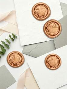 20pcs/10pcs/1pc Embossed Shell Wax Seals - Ideal For Decorating Invitations, Envelopes Or Gift Packaging. Suitable For Birthday Parties, Weddings, Back To School, Various Theme Parties, Anniversaries And More. - One Size Fits All - View 7