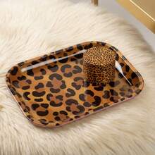 Leopard Print Rolling Tray Set, Premium Metal Rolling Tray Kit, Ideal For Gifts - Because Style Should Never Be Tamed - View 2