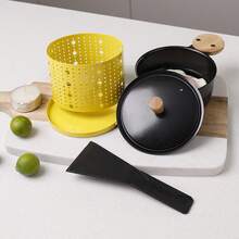 Multi-Pack Round Cheese Raclette Grill Kit With Spatula, Ideal For Cheese & Meat Baking, RV Trip, Patio Night Gathering, Holiday Picnic & Indoor Mini Barbecue - View 9