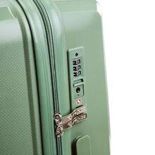 W WINGS Set Of 3 Suitcases Or Choose Luggage Available In 28", 24", 20" Inch Polypropylene Travel Luggage TSA Hard Telescopic Handle 360 Wheels Light Green - Green - View 4