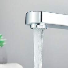 High Rise Minimalist Basin Mixer Tap Modern  Single Lever Easy Install - 銀色 - 查看 6