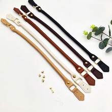 2入組 鑽石圖案包芯紗女款手提包 DIY 可更換式鉚釘風肩背帶 包款改造配件 - 彩色 - 查看 3