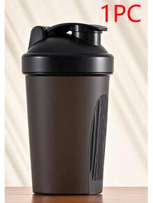 1個 400ml 塑膠蛋白搖搖杯附攪拌球，單層防漏，大容量運動水壺，適用於健身房、健身、跑步、辦公室、學校、戶外訓練、旅行 - 彩色 - 查看 13