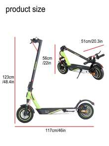 Mankeel MK086 Urban Commuter Electric Scooter – 800W Peak Power, 38.6 Km/H Top Speed & 38.6 Km Maximum Range, 10-Inch Tubeless Tires, Long-Range Battery, Dual Disc Brakes & App Control, LED Headlight, Turn Signals, Brake Light – Portable All-Terrain E-Scooter - 查看 11