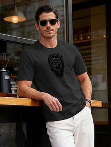 Camisetas de hombre - Negro - Ver 3