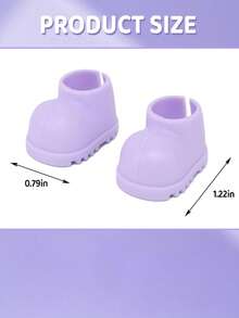 1~5Pairs 15-17cm Multicolor Doll Short Rain Boots Shoes Making Kit For Labubu Craft Supplies DIY Gift Friends Bridesmaid Birthday Party Decor Summer Travel Includes - Multicolor - View 8