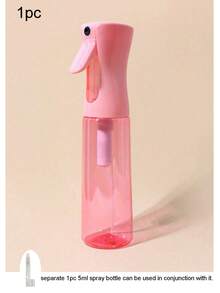 1pc High Pressure Continuous Automatic Fine Mist Spray Bottle, Suitable For Hair Styling, Skin Hydration, Plant Care, Pet Grooming, Refillable (200ml/300ml), Easy To Use And Clean Multi-Functional Sprayer-Suitable For Bathroom, Bedroom, Kitchen, Vanity, Hair Salon, Outdoor Garden, Potted Plants. Home/Travel/Office Essential, Travel Spray Bottle, Hair Care Product, Makeup Tool - Can Also Be Paired With 1pc 5ml Small Spray Bottle - Multicolor - View 2