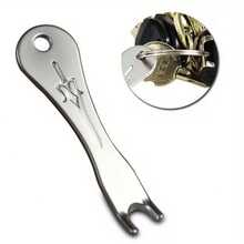 2/1pc Three-In-One Guitar String Winder Tool Alloy Guitar String Peg Pulling Puller Bridge Pin Remover Tools Durable String-Pulling Nail For Acoustic/Folk Guitars - Multicolor - View 7