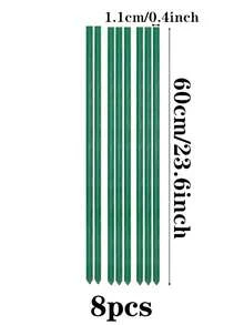 28pcs Durable Garden Support Stake Set, 28pcs Multi-Functional Garden Support Pole Set, Garden Yard Plant Climbing Trellis, Multi-Purpose Garden Support Pole, Plant Support Rack, Suitable For Various Fruits And Vegetables, Plant Support, Freely Combinable And Assembled - Military Green - View 6