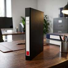 Lochloser Clip-Ordner, Federclip-Aktenmappe mit Metallklemme, 11,8 x 9,85 Zoll Hardcover Dokumentenhalter, Präsentationsmappe mit großer Kapazität, Berichtseinband, Vertragsorganisator für Büro, Schule, Meetings und Heimarchivierung, Schulbedarf - Ordner mit Klemme ohne Lochung - Übersicht 13