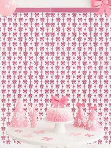 2 pièces Rideau de pluie à nœud rose brillant, rideau de franges pour décoration d'anniversaire, rideau mural de franges pour mariage, décoration de fond pour enterrement de vie de jeune fille, décoration murale pour baby shower, fond pour fête de révélation du , fond photo pour fête, décoration pour cérémonie d'anniversaire, fond pour spectacle sur scène, fournitures de fête rose, décoration de jardin, décoration d'intérieur, décoration de chambre, cadeau d'anniversaire, décoration de fête de plage hawaïenne, cadeau d'été - arc rose - Voir 2