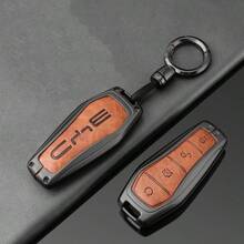 Metal & Leather Car Key Cover Case Shell Protector For BYD EV Tang DM Qin Plus Song Pro Max Yuan Dolphin E2 Atto 3 - BYD - View 20